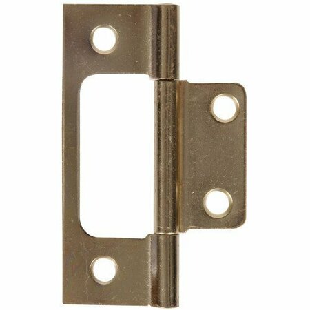 HILLMAN 3 SATIN BRASS FIX HINGE 851963